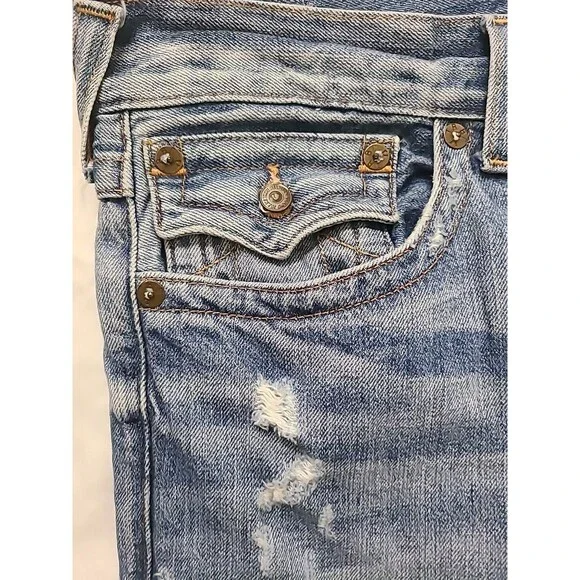 パンツ TRUE RELIGION RICKY RELAX STRAIGHT 34 True Religion Ricky Relaxed Straight Stretch Jean - Men's